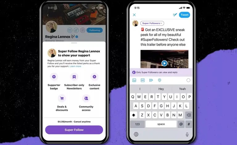 Twitter Super Follows