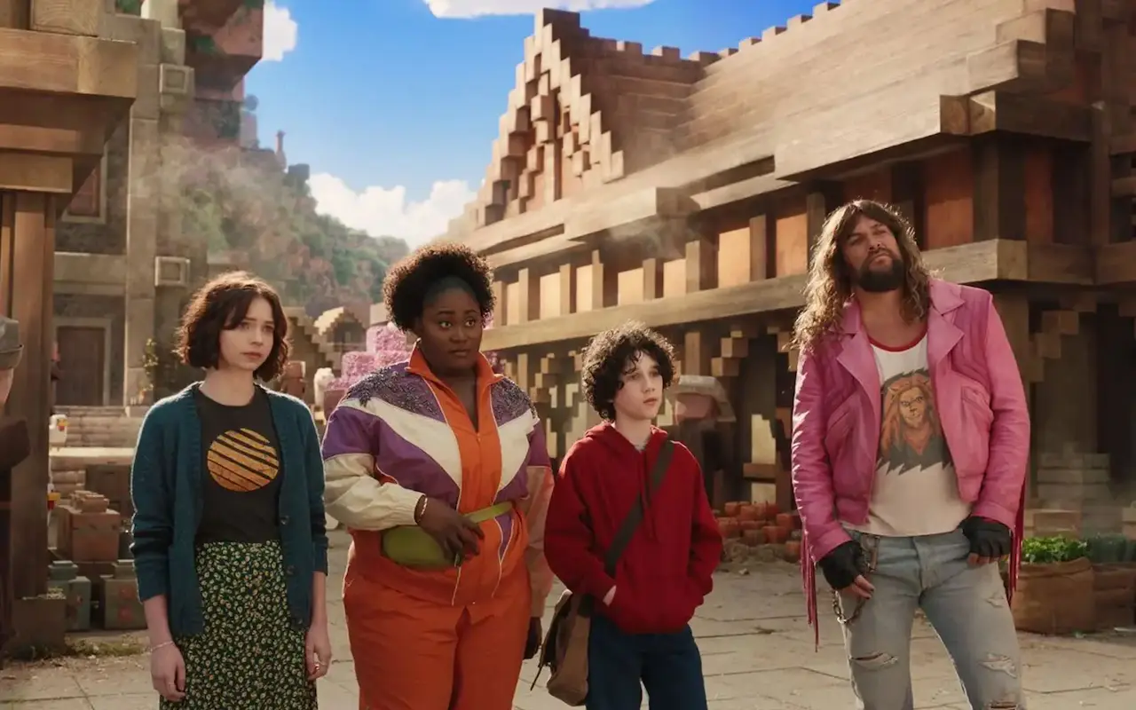 MInecraft movie escena