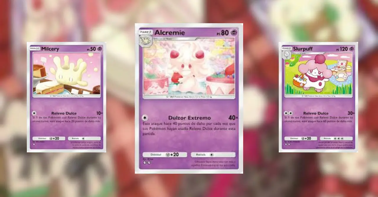 Baraja Relevo Dulce Pokémon TCG Pocket