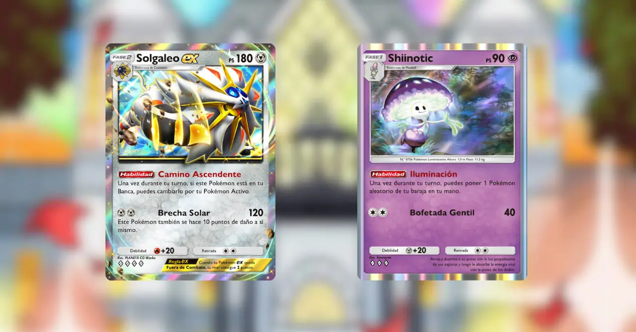 Baraja Solgaleo Pokémon TCG Pocket