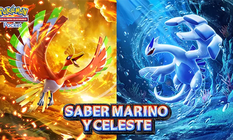 Pokémon TCG Pocket saber marino y celeste
