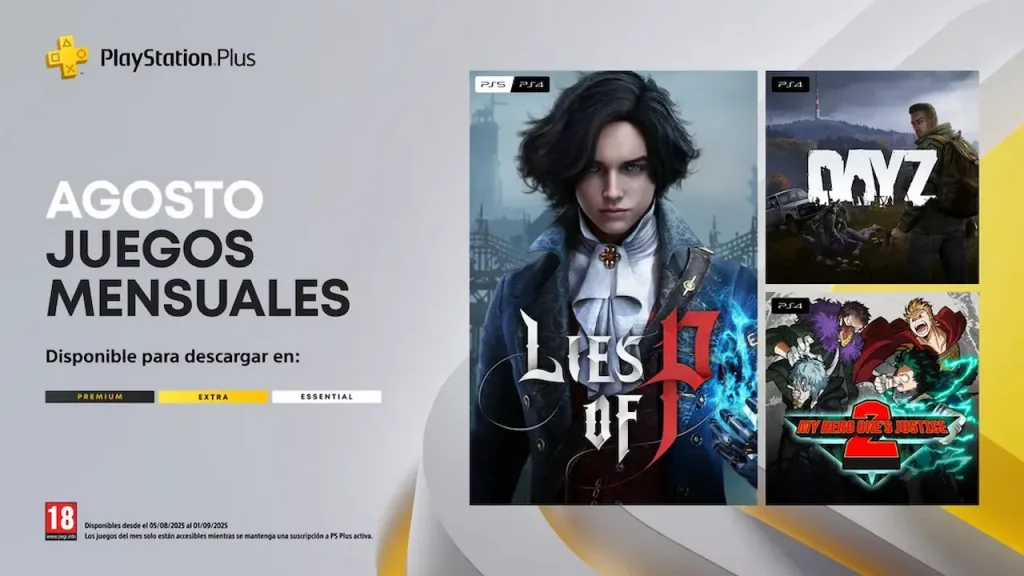 juegos agosto 25 playstation plus