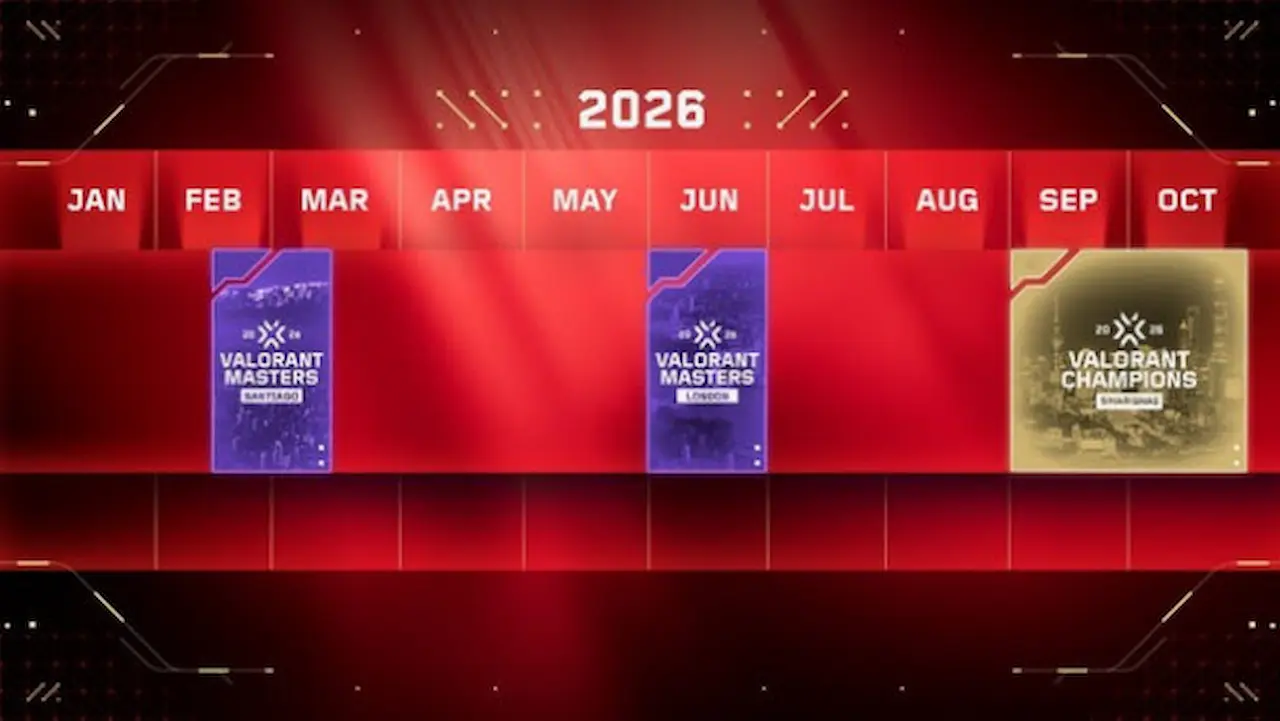 Calendario Valorant VCT 2026